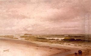 Beach of Bass Rocks, Gloucester, Massachusetts by Frank Knox Morton Rehn