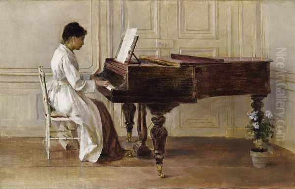 At the Piano - view 1