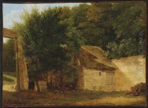 Entrance to the Park at Saint-Cloud by Jean-Victor Bertin