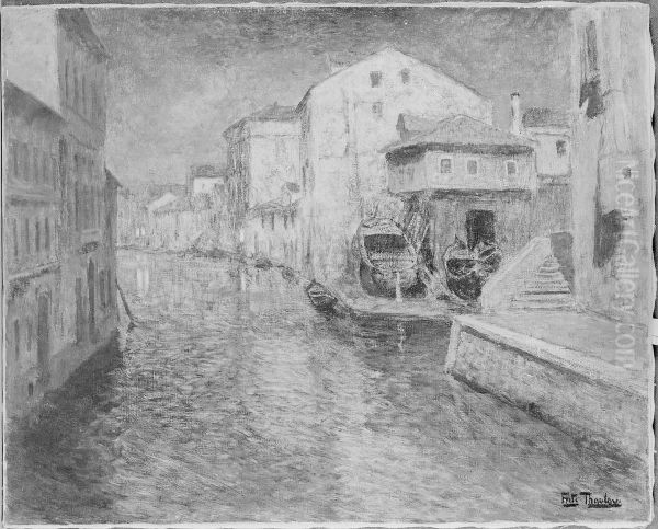 Moonlight on a Canal, Venice - view 1