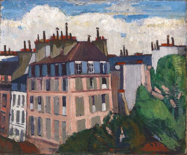 Rooftops, Paris - view 1