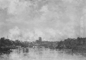 Rotterdam Harbor by Jan Hendrik van Mastenbroek