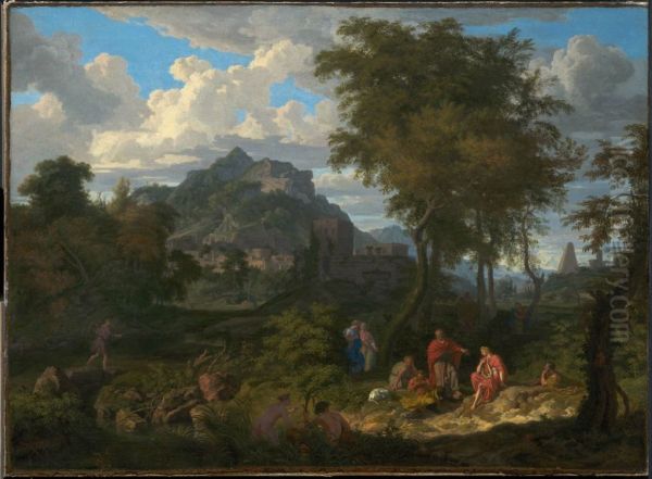 King Midas Judging the Musical Contest between Pan and Apollo - view 1