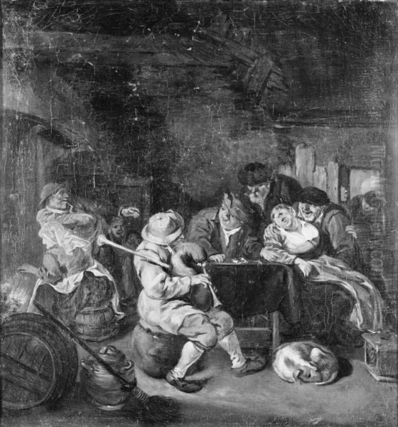 Bagpiper at an Inn - view 1
