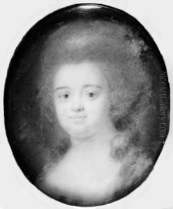 Portraet af Kammerherreinde Johanne de Svanenskjold f. Neergaard by Cornelius Hoeyer