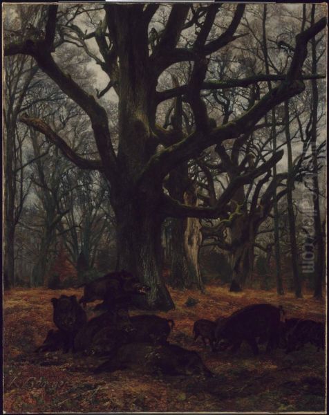 Oaks and Wild Boars - view 1