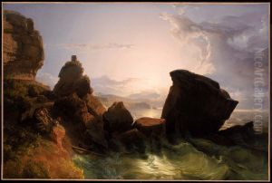 The Bay of Naples by Lancelot Theodore Turpin De Crisse