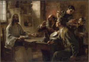 Friend of the Humble (Supper at Emmaus) by Leon Augustin Lhermitte