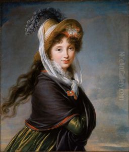 Portrait of a Young Woman by Elisabeth Louise Vigee Le Brun
