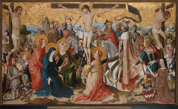 The Crucifixion and Scenes from the Life of Saint John the Baptist - view 1