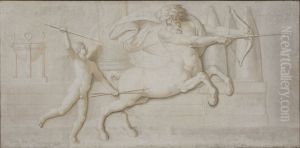 Achilles and the Centaur Cheiron.