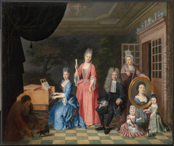 Portrait of a Family in an Interior - view 1