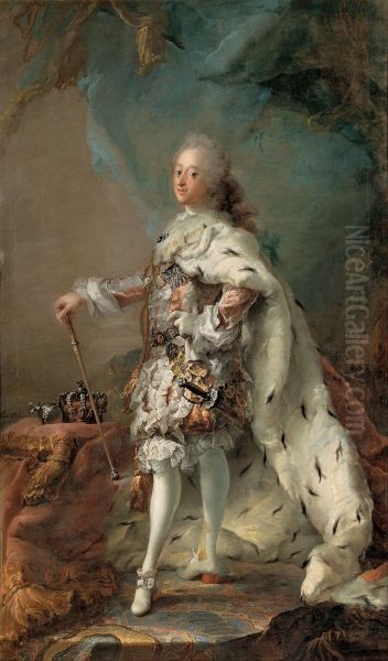 Portrait of Frederik V in Anointment Robe - view 1
