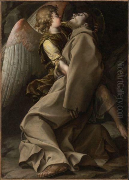 St. Francis Supported by an Angel - view 1
