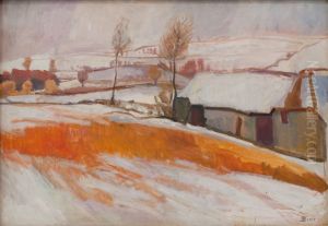 Over Kaerby Bakke. Vinter