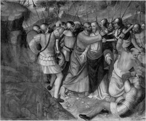Judas Betraying Christ by Paolo da Caylina il Giovane