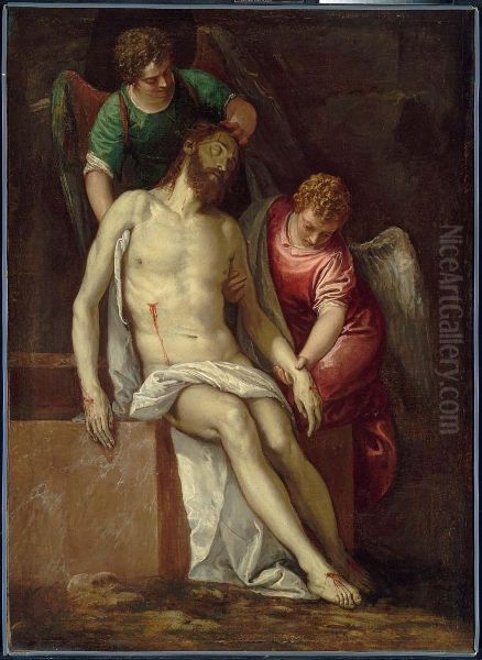 The Dead Christ Supported by Angels - view 1