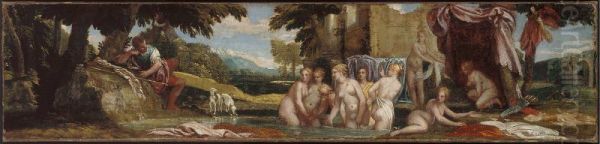 Actaeon Watching Diana and Her Nymphs Bathing - view 1