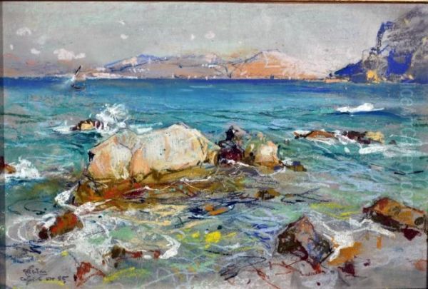 Marina Di Capri by Giuseppe Casciaro