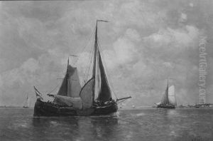 Ships on the River Waal Ships on the River Waal