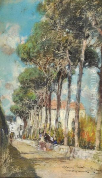 Viale Alberato by Giuseppe Casciaro