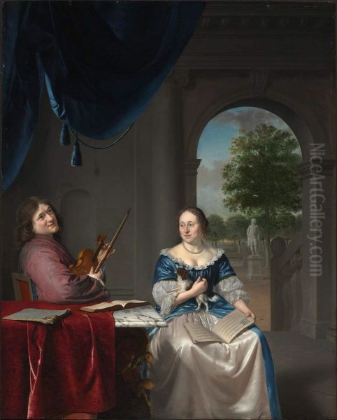 Johan van Musschenbroek and His Wife - view 1
