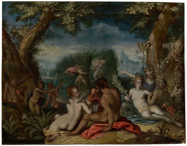 Pan and Syrinx with River Gods and Nymphs - view 1