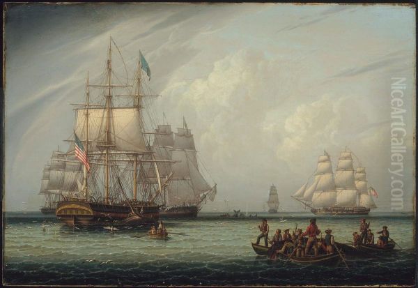 South Sea Whale Fishing I - view 1