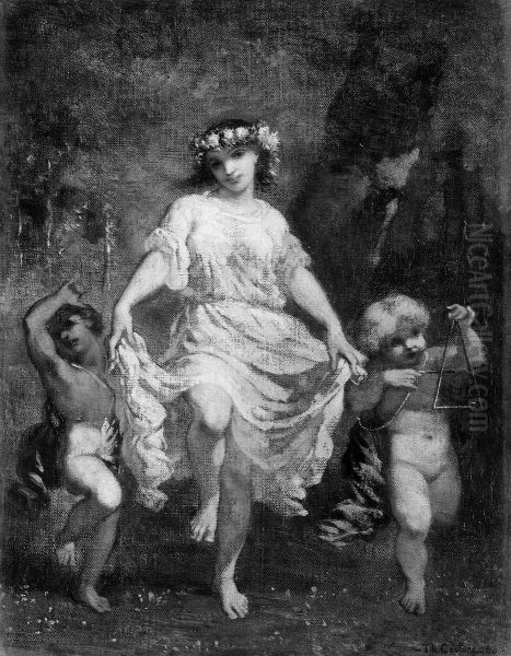 Nymph and Cupids - view 1