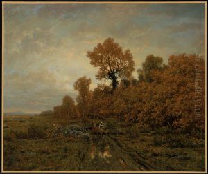 Edge of the Woods (Plain of Barbizon near Fontainebleau) by Theodore Rousseau