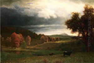 Autumn Landscape, The Catskills by Albert Bierstadt