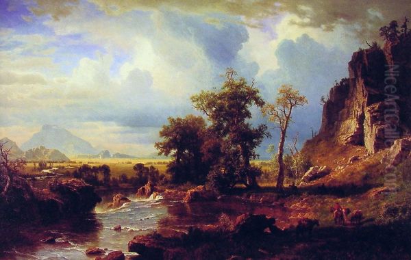 "North Fork of the Platte Nebraska" - view 1