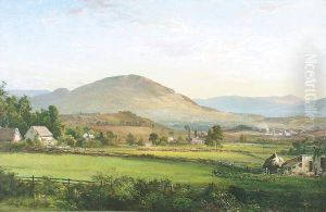 A View of Manchester, Vermont(1870) by Dewitt Clinton Boutelle