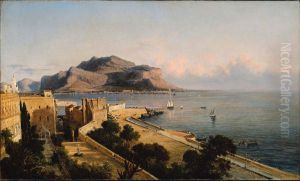 Monte Pellegrino at Palermo, Italy by George Loring Brown