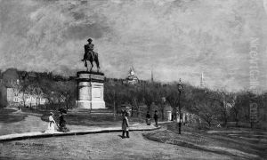 The Public Garden, Boston by George Loring Brown