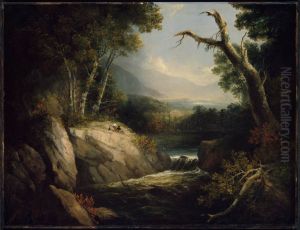 Lakes and Mountains by Alvan Fisher