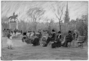 Late November Afternoon, Public Garden by Arthur Clifton Goodwin