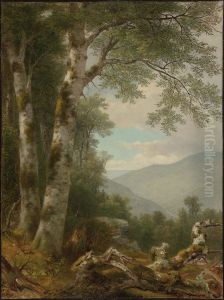 Landscape with Birches by Asher Brown Durand
