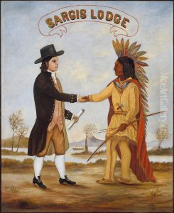 Emblem of Sargis Lodge by Charles S. Raleigh