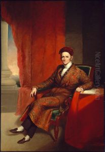 Portrait of Amos Lawrence by Chester Harding