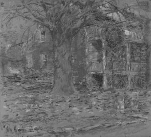 The Old Holley House by Childe Hassam
