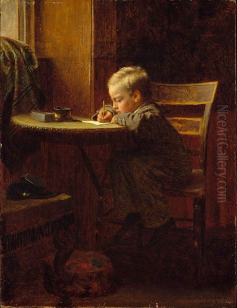 Writing to Father - view 1