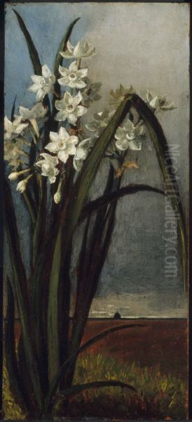 Narcissus on the Campagna - view 1
