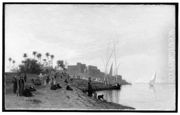 Esneh on the Nile - view 1