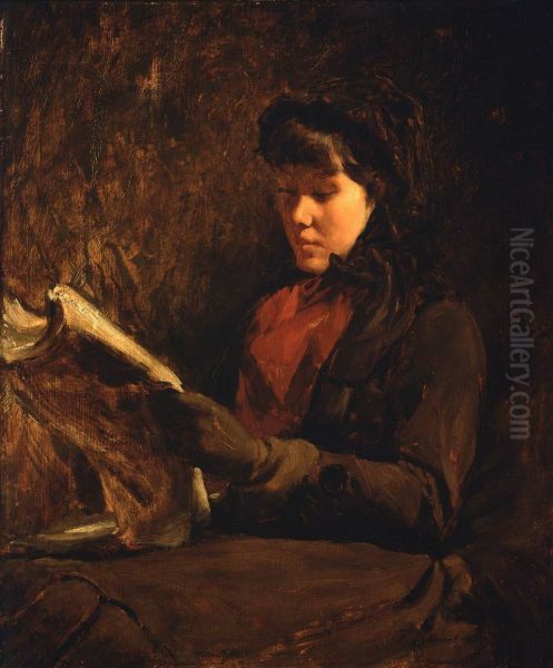 A Girl Reading - view 1