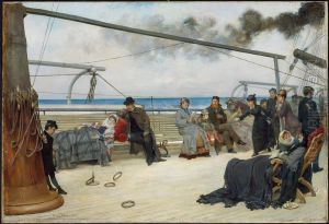 On the Open Sea-- The Transatlantic Steamship "Pereire"