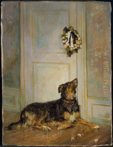 Dog in Mourning by Henry Bacon