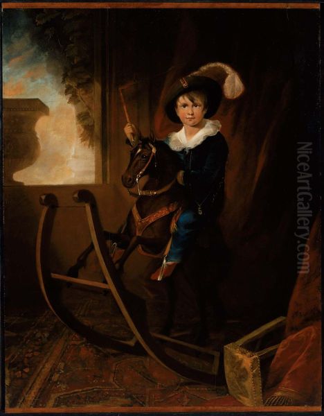 Boy on a Hobby Horse - view 1