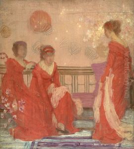Harmony in Flesh Colour and Red by James McNeill Whistler