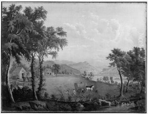 Haymaking (after American Harvesting) by Jasper Francis Cropsey